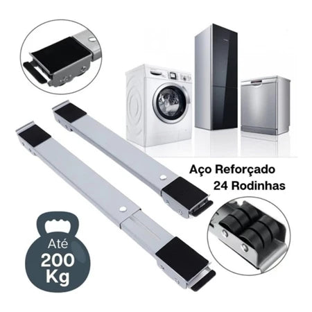 RodaMax – Suporte Deslizante com Rodinhas - Entrega Grátis