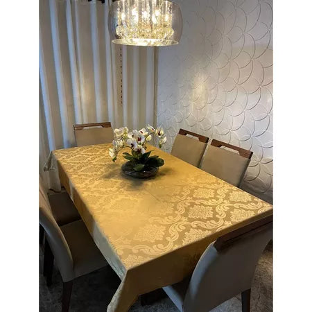 Toalha de Mesa Jacquard – Design Premium Várias Cores para Sua Cozinha - Entrega Grátis