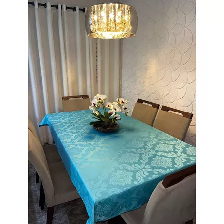 Toalha de Mesa Jacquard – Design Premium Várias Cores para Sua Cozinha - Entrega Grátis