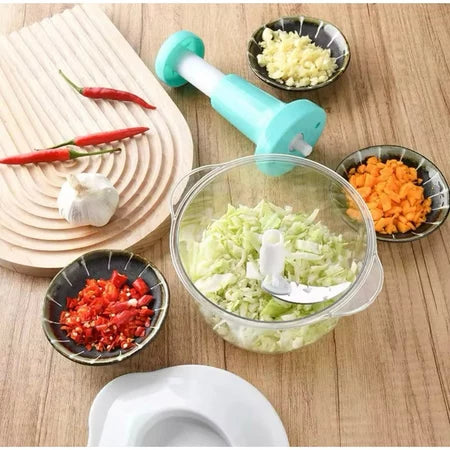 PraticMix - Processador Manual Multifuncional de Alimentos - Entrega Grátis