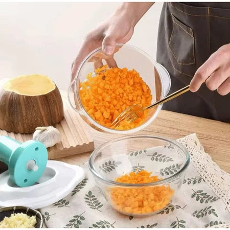 PraticMix - Processador Manual Multifuncional de Alimentos - Entrega Grátis