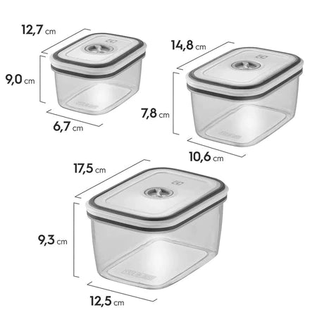 Kit Potes Herméticos Excelente Vedação 5/8/10 Unidades - Entrega Grátis