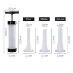 InoxMix - Kit Máquina de Encher Linguiça Caseira + Funil - Entrega Grátis