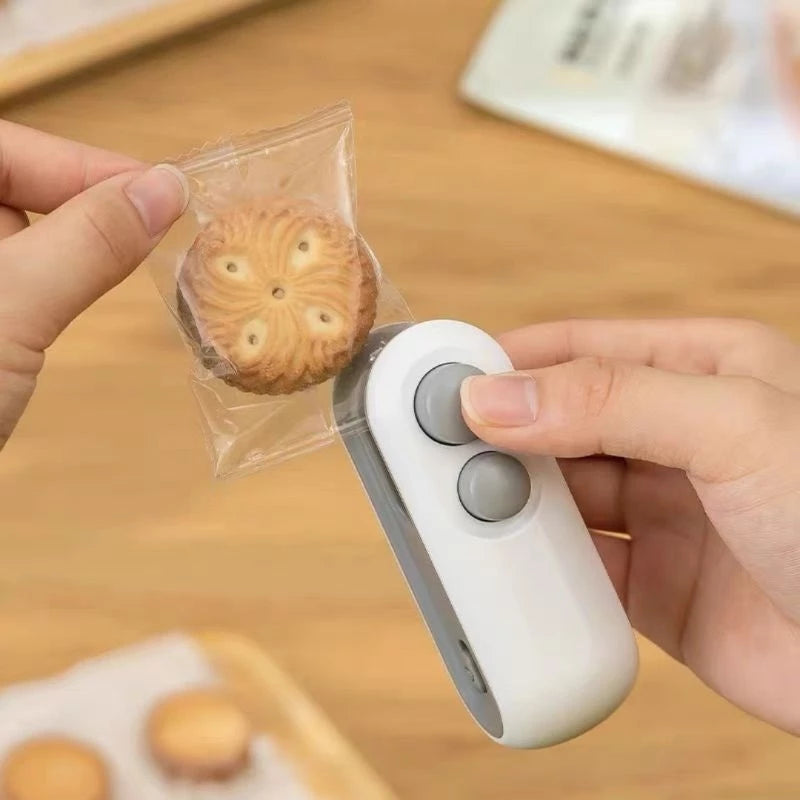 EasySeal - Mini Máquina Seladora de Plástico Recarregável - Entrega Grátis