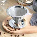 PraticCoffee - Filtro Coador de Café de Aço Inox Reutilizável - Entrega Grátis