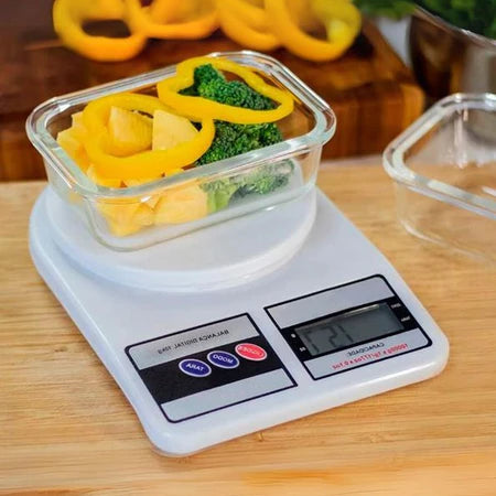 Balança Digital de Cozinha de 1g a 10Kg Alta Precisão - Entrega Grátis