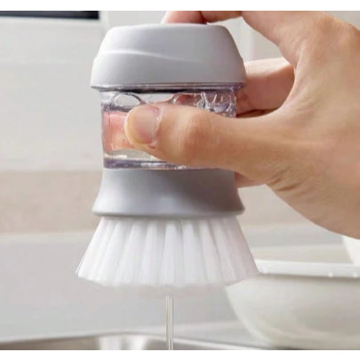 SuperClean - Escova Lava Louça Dispenser Dosador De Detergente - Entrega Grátis
