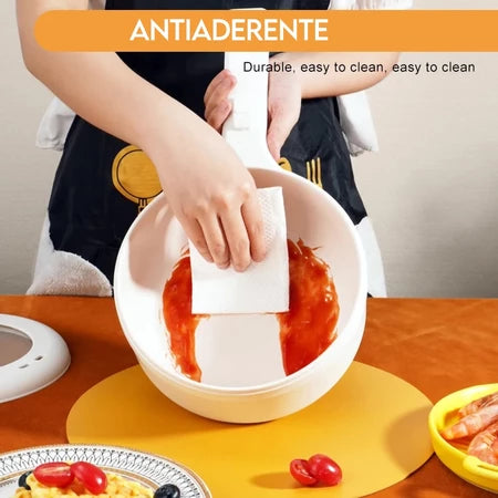 PanChef - Panela Elétrica 2 em 1 Antiaderente Cerâmica Cozinha e Frita - Entrega Grátis