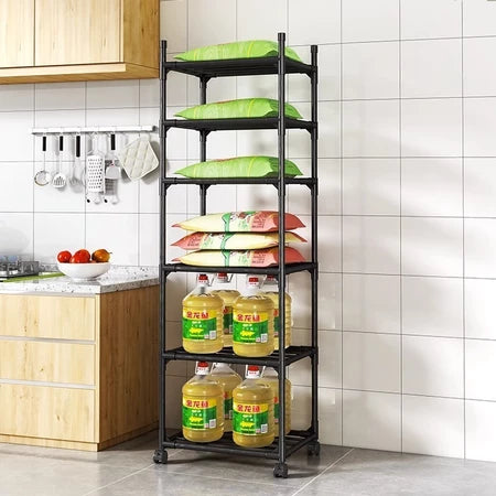 PratLine - Estante Organizadora Metálica Com 5 Prateleiras de Cozinha - Entrega Grátis