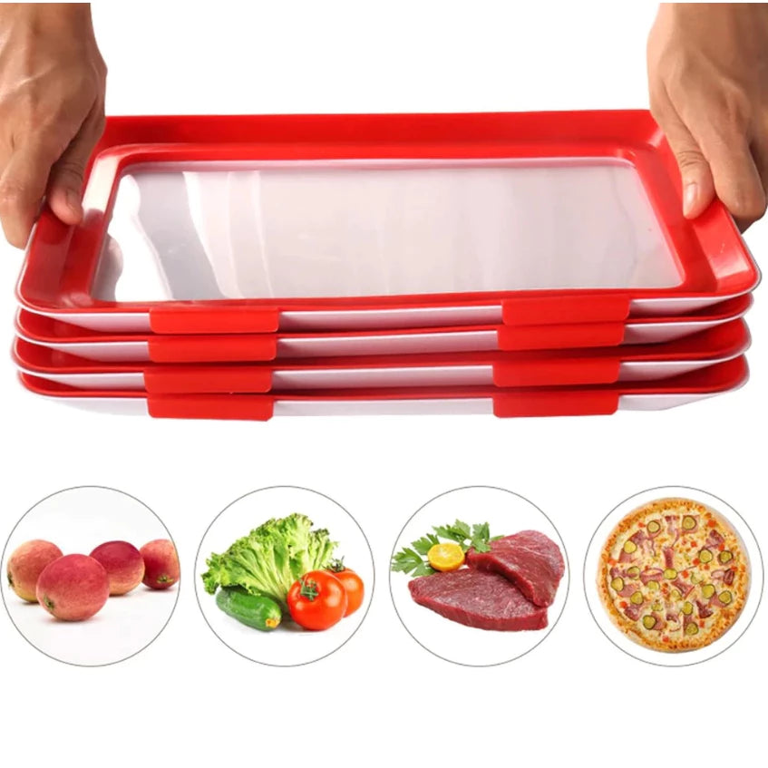 EcoFresh - Bandeja para Conservar Alimentos Reutilizável - Entrega Grátis