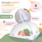 ProtectCap -  Tela Mosquiteiro Alimentos-Mosquiteiro Para Alimentos - Frete Grátis