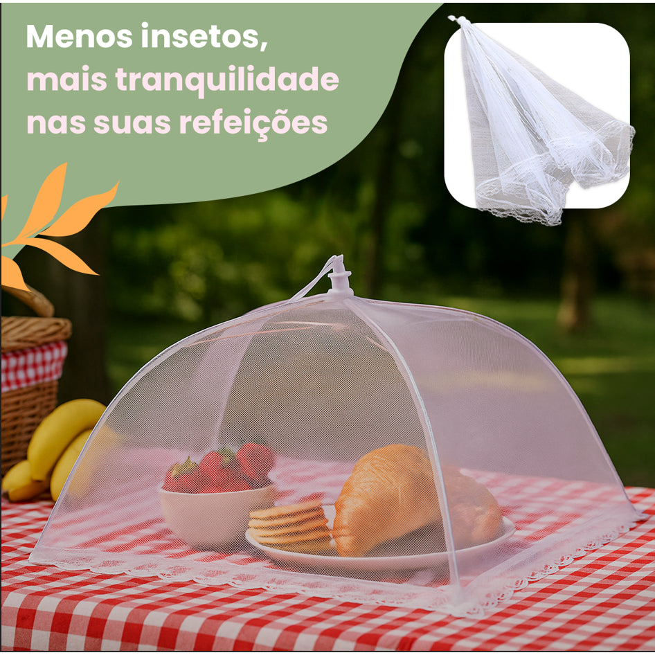 ProtectCap -  Tela Mosquiteiro Alimentos-Mosquiteiro Para Alimentos - Frete Grátis