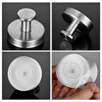 PraticFix - Gancho De Ventosa De Aço Inoxidável Super Resistente Com Instalação Sem Perfuração - Entrega Grátis