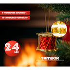 Árvore de Natal Completa com Enfeites e Pisca-Pisca