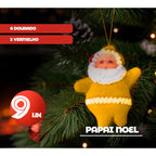 Árvore de Natal Completa com Enfeites e Pisca-Pisca