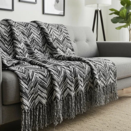 Manta Para Sofá de Luxo Estilos Abstratos Super Macia e Confortável - Entrega Grátis