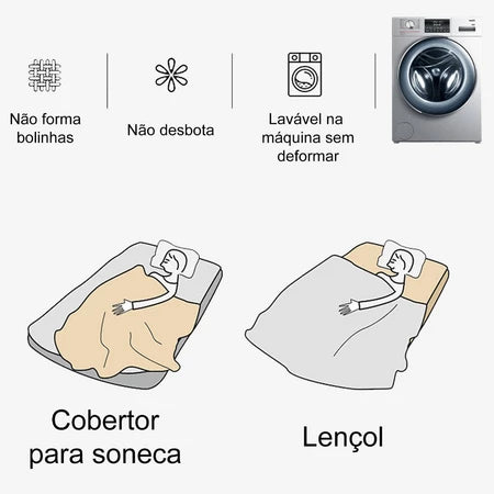 Manta de Luxo Estampa Boêmia Super Macia - Entrega Grátis