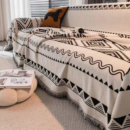 Manta de Luxo Estampa Boêmia Super Macia - Entrega Grátis
