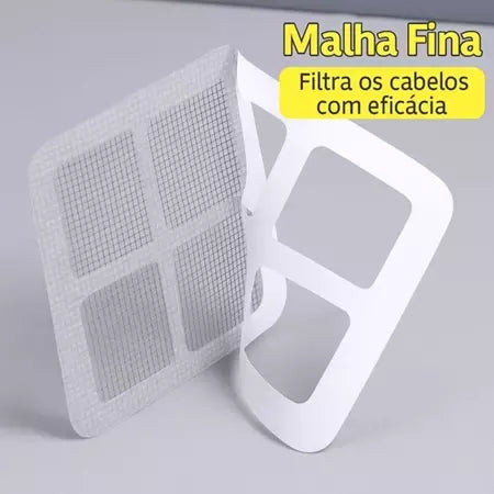 Adesivos Protetores de Ralo Tela Descartável Anti Entupimento e Anti Insetos Para Casa Pratico - Entrega Grátis