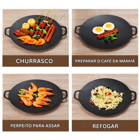 Grilux - Panela Coreana Revestimento Antiaderente Premium  - Entrega Grátis