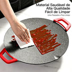 PowerGrill - Grill Elétrico Antiaderente de Pedra Vulcânica Maifan Stone - Entrega Grátis