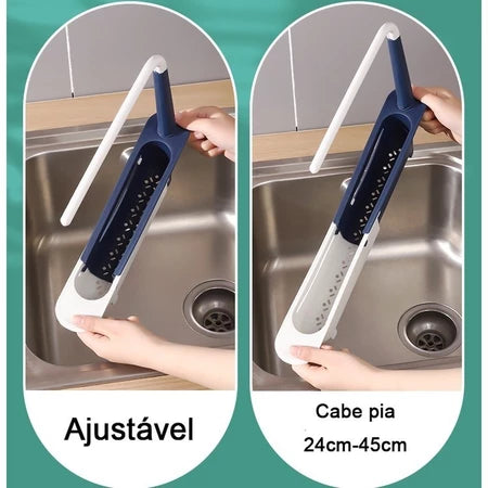 PiaFlex - Suporte Ajustável Para Pia Organizador de Pano e Utensílios - Entrega Grátis
