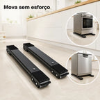 RodaMax – Suporte Deslizante Ajustável com Rodinhas Para Eletrodomésticos Pesados Suporta Até 200Kg - Entrega Grátis