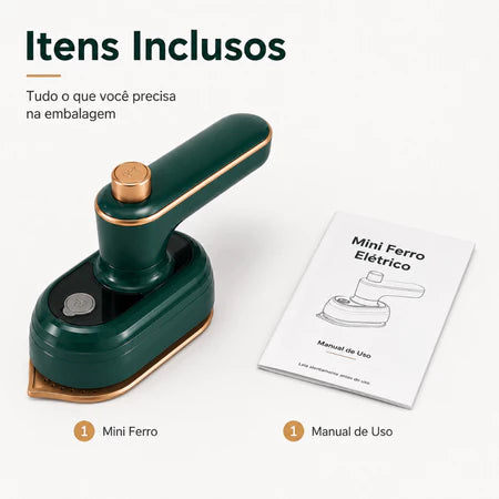 VaperMax - Mini Ferro de Passar Roupas a Vapor - Entrega Grátis