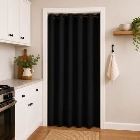 Cortina Blackout de Porta Bloqueia 100% a Luz - Entrega Grátis