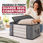 MegaBox - Caixa Organizadora Para Roupas de Cama Anti-Mofo e Poeira - Entrega Grátis