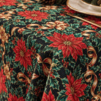 Toalha de Mesa Natalina Premium Luxuosa e Elegante - Entrega Grátis