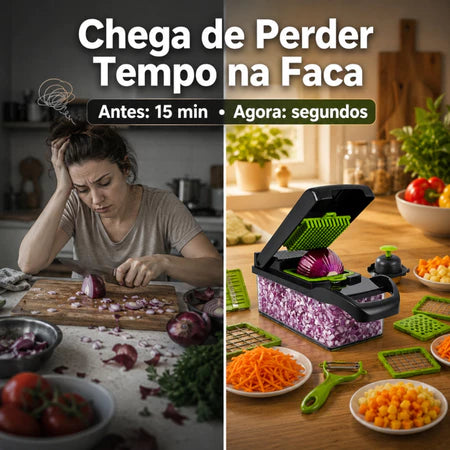 UltraCut - Cortador Multifuncional de Legumes Frutas e Vegetais - Entrega Grátis