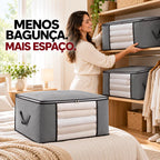 MegaBox - Caixa Organizadora Para Roupas de Cama Anti-Mofo e Poeira - Entrega Grátis