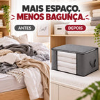 MegaBox - Caixa Organizadora Para Roupas de Cama Anti-Mofo e Poeira - Entrega Grátis