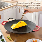 PowerGrill - Grill Elétrico Antiaderente de Pedra Vulcânica Maifan Stone - Entrega Grátis