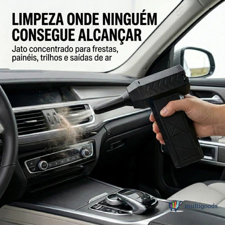AirMax - Soprador de Ar Turbo Ideal Para Limpeza Sem Fio 130000RPM Jato Forte - Entrega Grátis