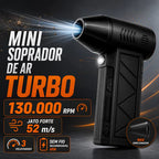 AirMax - Soprador de Ar Turbo Ideal Para Limpeza Sem Fio 130000RPM Jato Forte - Entrega Grátis