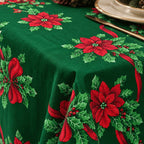 Toalha de Mesa Natalina Premium Luxuosa e Elegante - Entrega Grátis