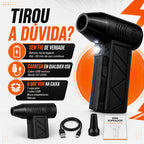 AirMax - Soprador de Ar Turbo Ideal Para Limpeza Sem Fio 130000RPM Jato Forte - Entrega Grátis