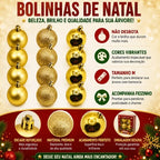 Arvore de Natal Decorada Por Completo de 1,50M com 220 Galhos + 70 Enfeites Completa Enfeitada Pinheiro Verde e Pisca Led - Entrega Grátis