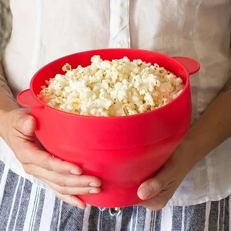 PopChef - Pipoqueira de Micro-Ondas de Silicone Prática - Entrega Grátis