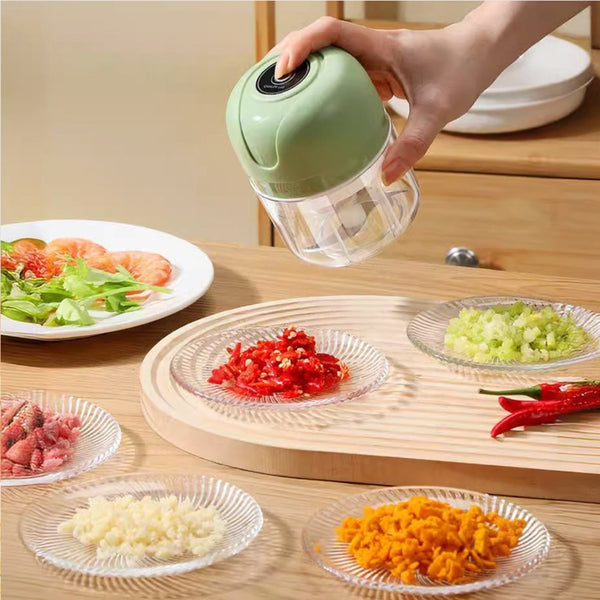 UltraMini - Mini Processador Elétrico de Temperos Recarregável - Entrega Grátis
