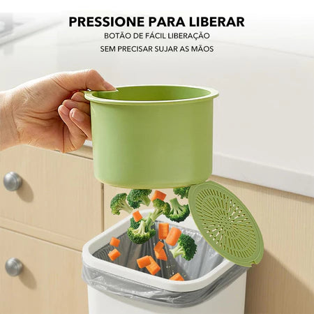 FiltroClean - Filtro De Resíduos Com Botão Ejetor Para Torneira de Cozinha - Entrega Grátis