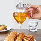 PraticMel - Dispensador de Mel Versátil com Prateleira de Armazenamento - Entrega Grátis