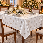 Toalha de Mesa Natalina Premium Luxuosa e Elegante - Entrega Grátis