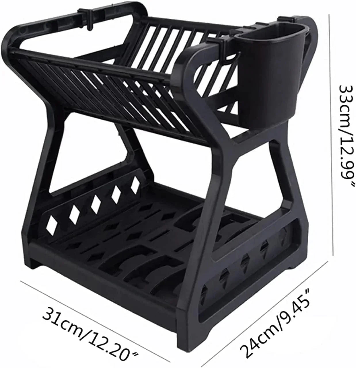 Escorredor Louça Dupla Camada Bancada - Tia Malu