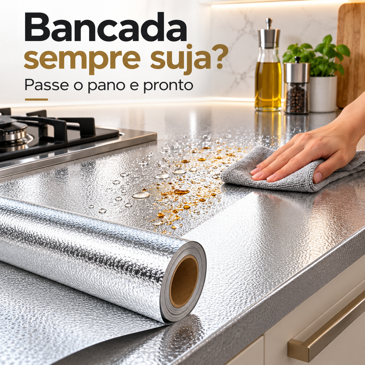 StickClean - Adesivos Impermeáveis à Prova D'água e Óleo Para Cozinha - Entrega Grátis