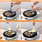 Frigideira Antiaderente 3 em 1 com Divisórias - Tia Malu