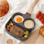 Frigideira Antiaderente 3 em 1 com Divisórias - Tia Malu