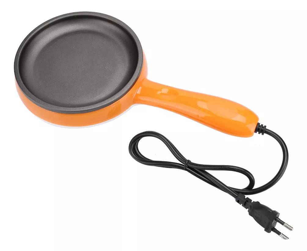 Frigideira Elétrica Antiaderente + Suporte Cozedor de Ovos de Brinde - Entrega Grátis - Tia Malu